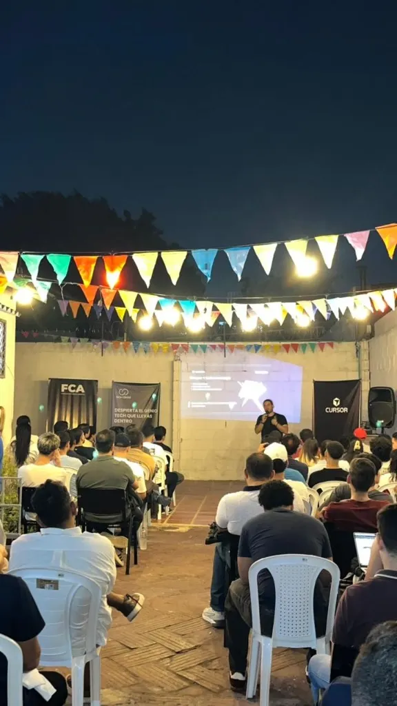 Charla nocturna al aire libre