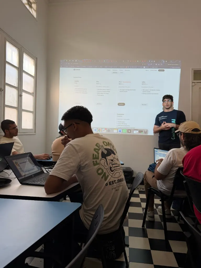 Demo en vivo en la sede
